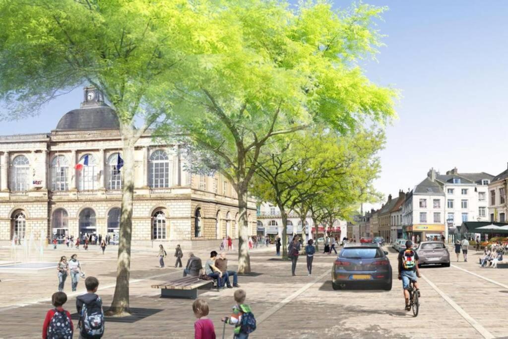 Duplex Ideal Famille, 2 Mn De St-Omer Centre Appartement Saint-Martin-au-Laert Buitenkant foto